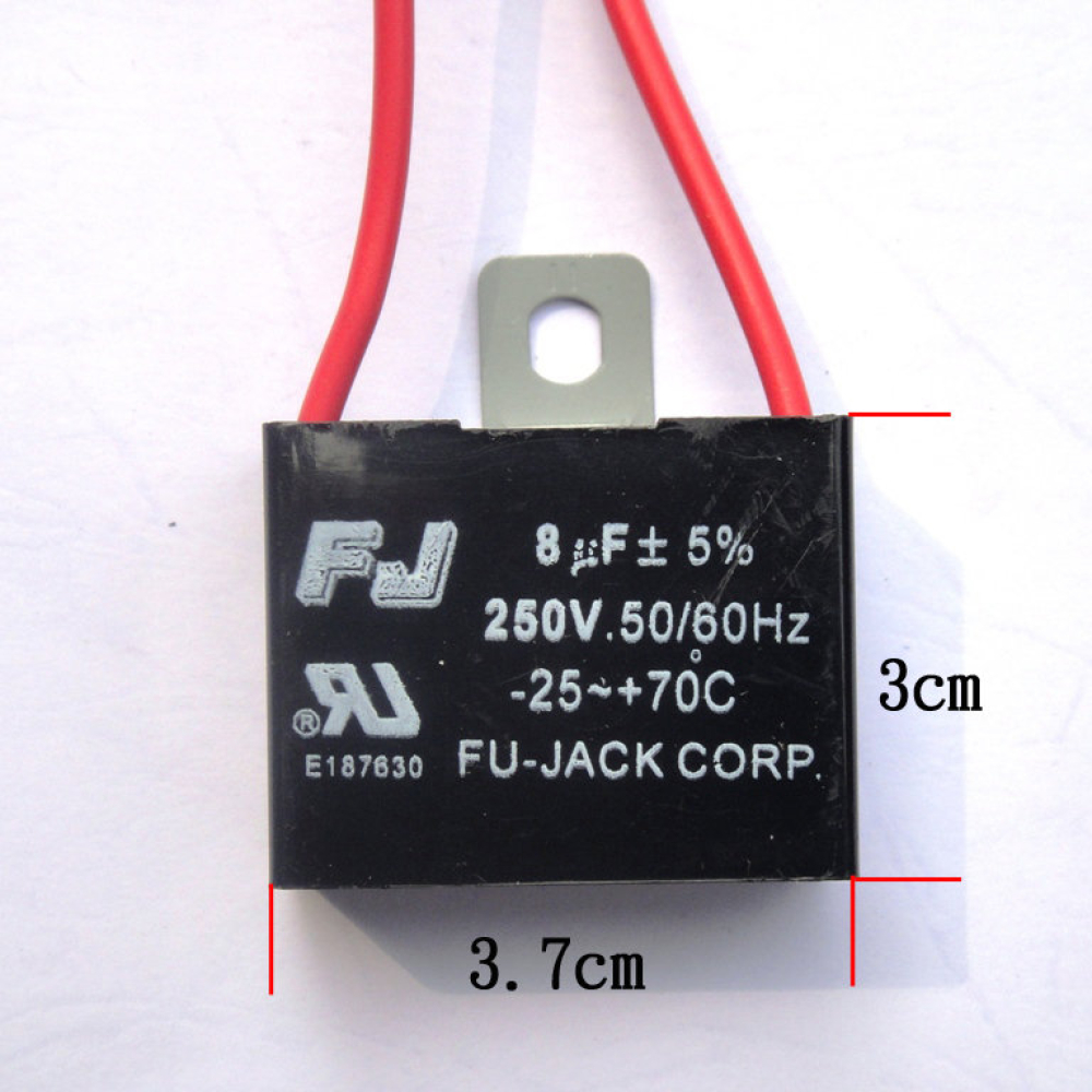 CF8250 8UF/250V 啟動電容