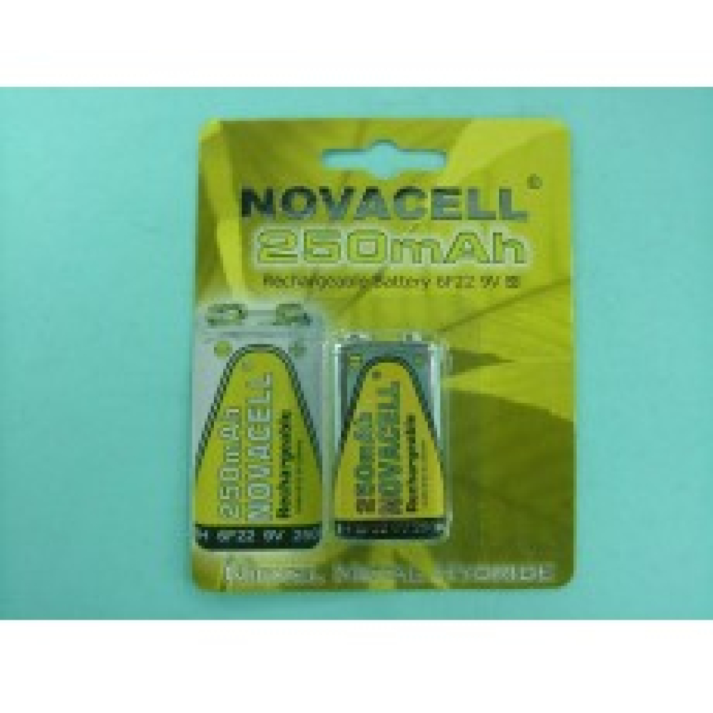 NOVACELL 9V充電電池低自動放電