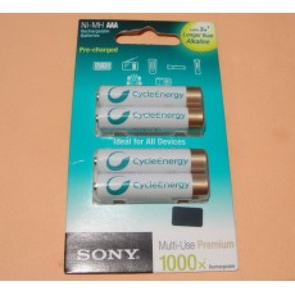 SONY 3號低自放充電池