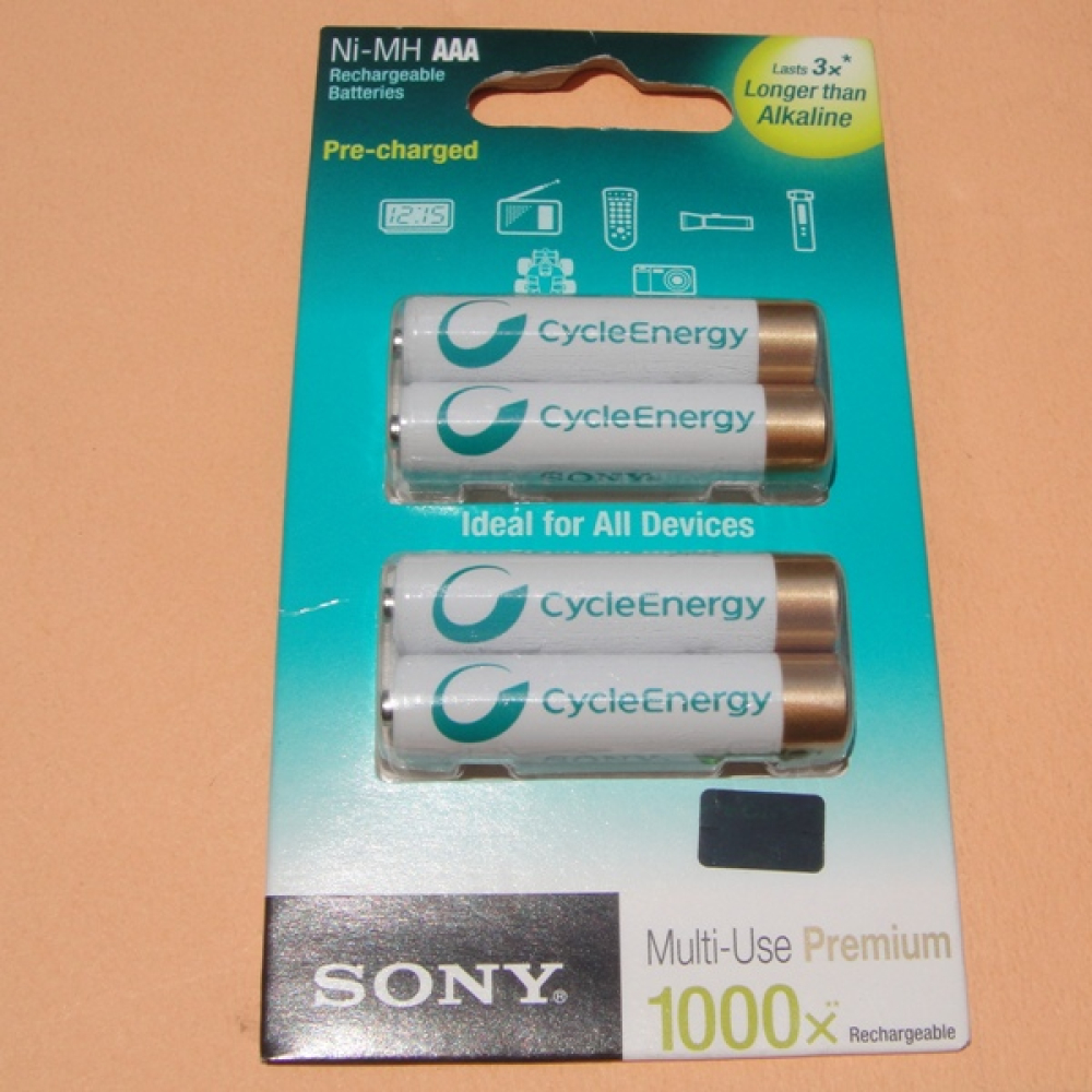SONY 3號低自放充電池