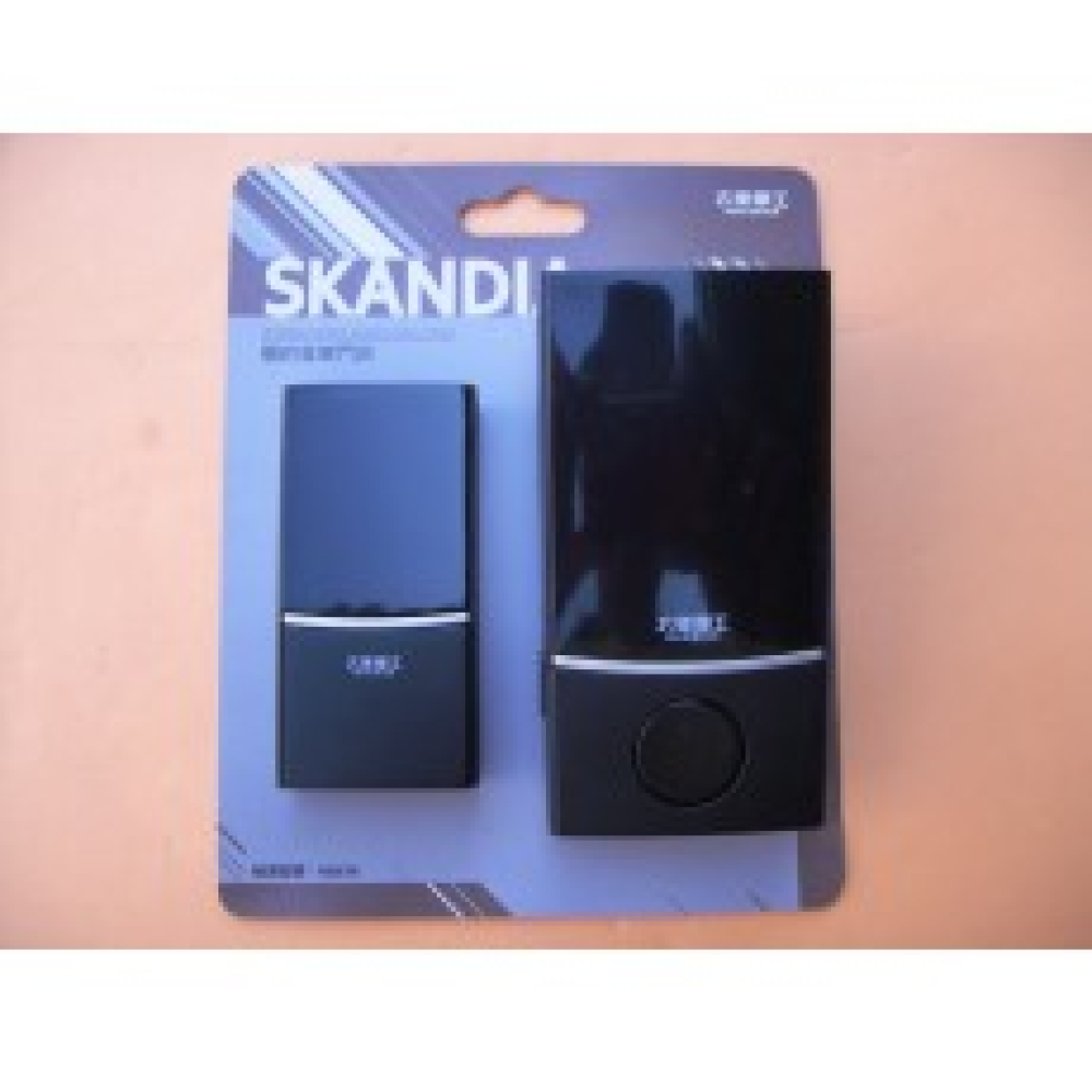 SKANDIA 時上無線音樂門鈴(黑)