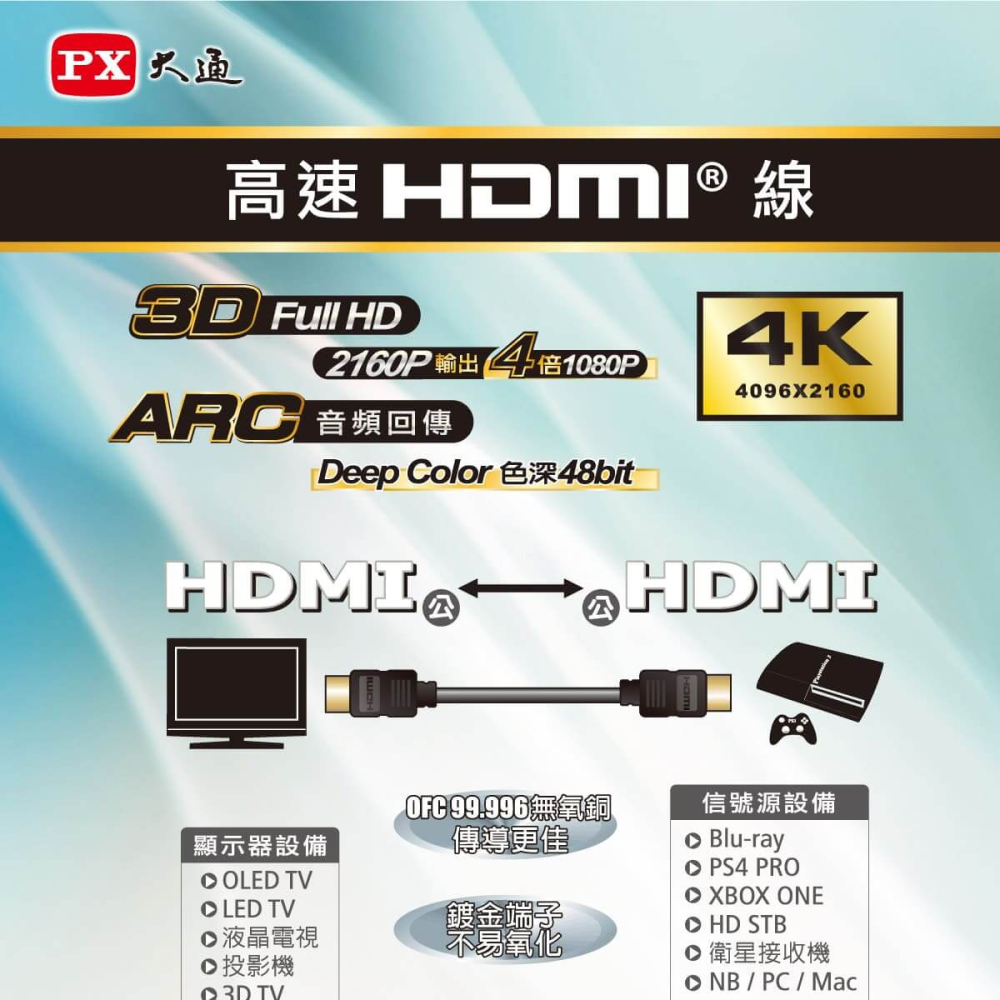 HDMI-1-5M 大通PX  HDMI訊號線  1,5米長