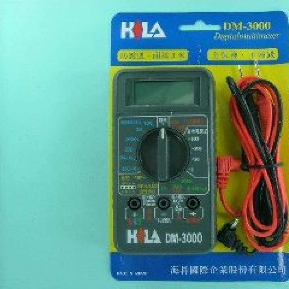 DM3000 數位電錶、晶體、LED