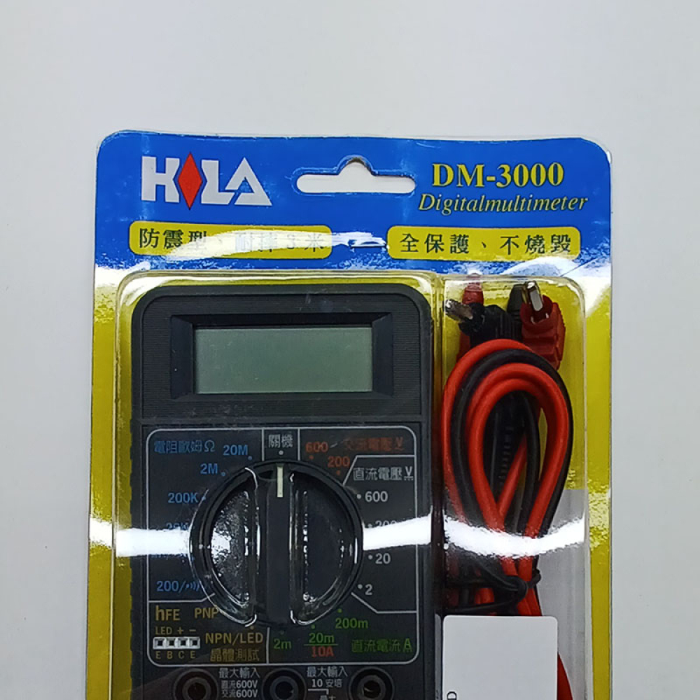 DM3000 數位電錶、晶體、LED