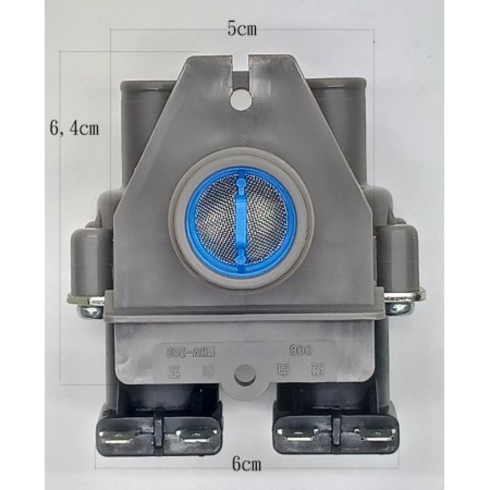 WAD007 韓製三洋聲寶進水閥雙孔  90度