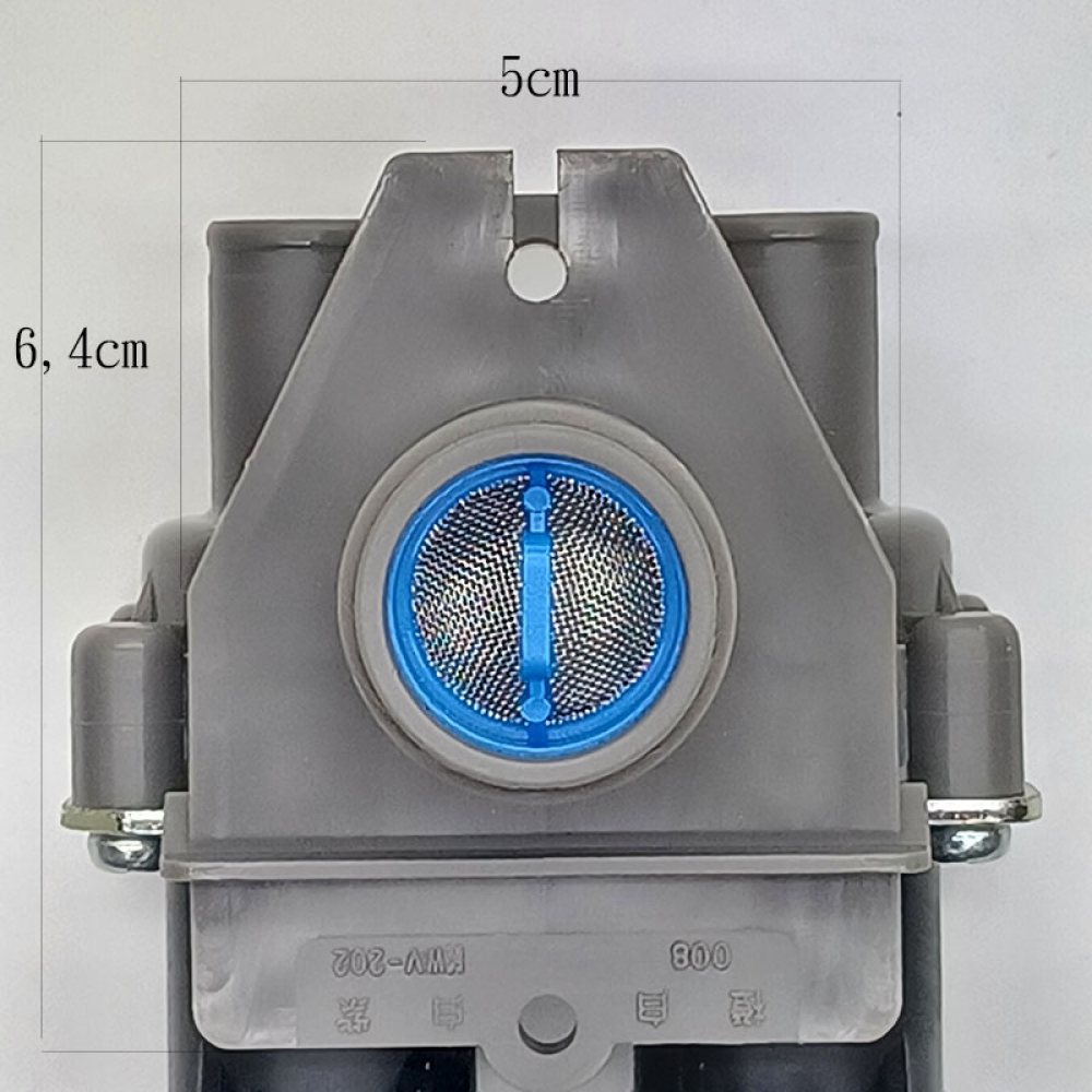 WAD007 韓製三洋聲寶進水閥雙孔  90度