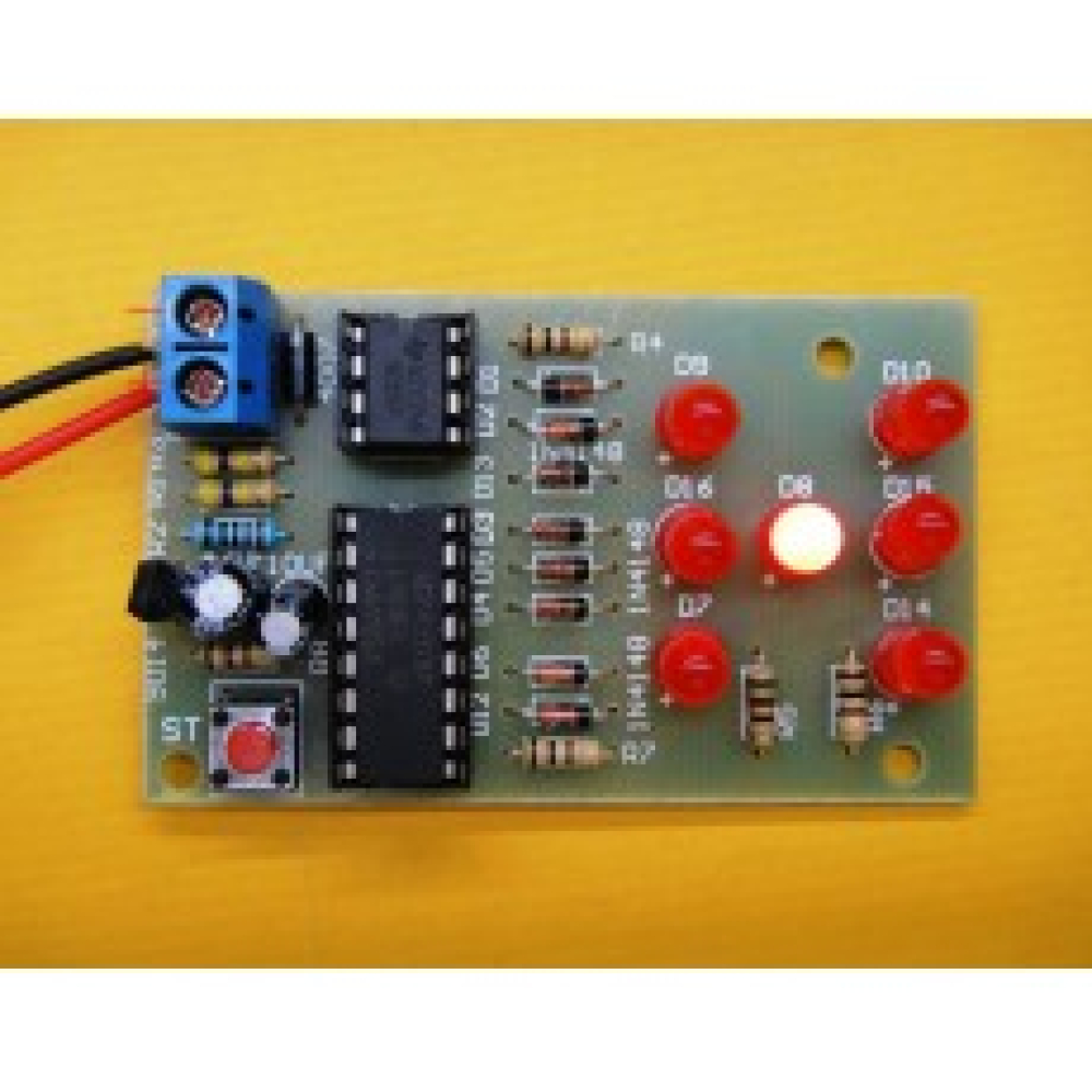 【大順電子】帶反接保護 電子骰子套件 LED骰子 趣味製作DIY套件 KC-0075