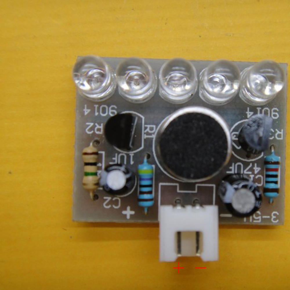 【大順電子】聲控LED旋律燈電子製作套件 電子DIY趣味製作套件 藍色LED) KC-0063