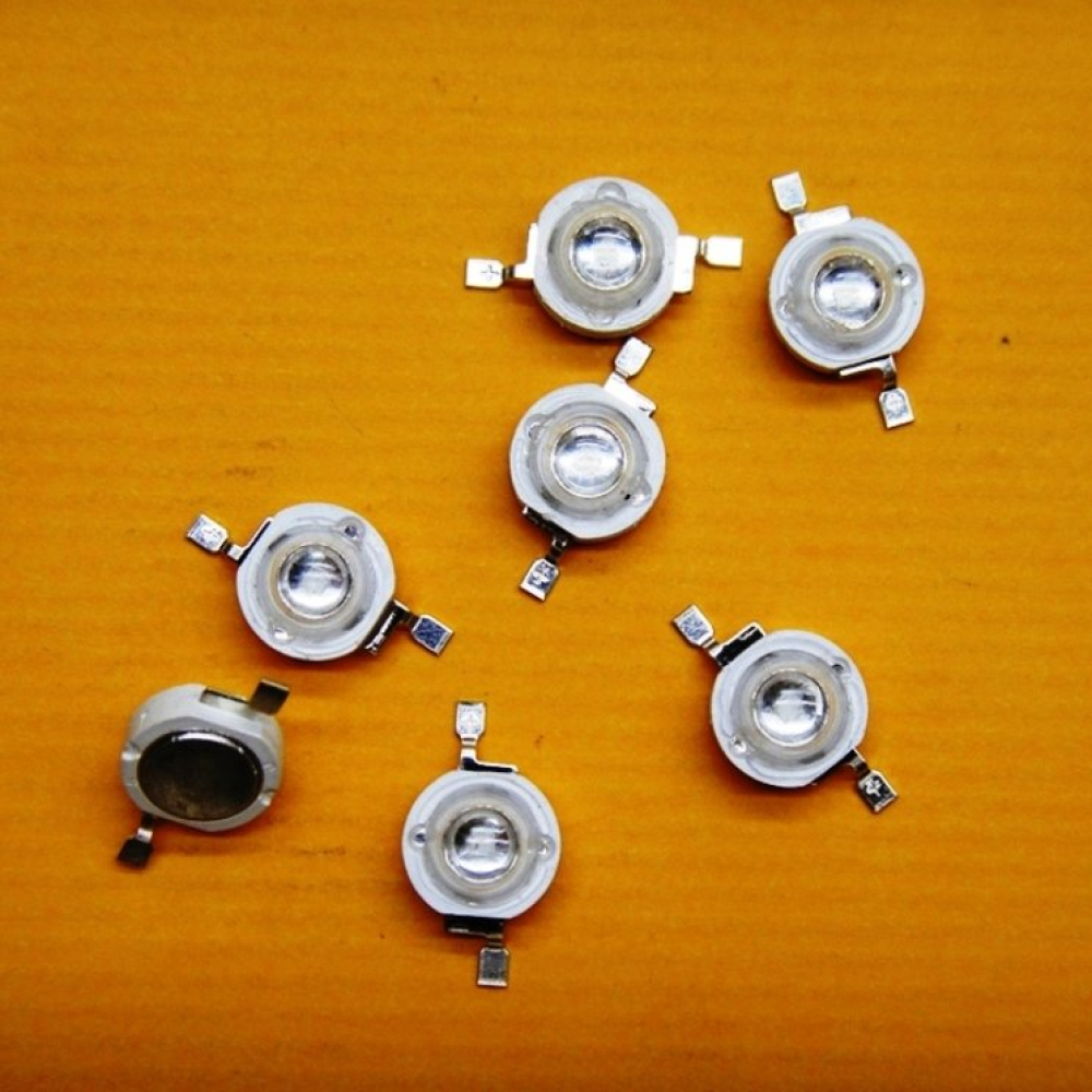 (正白）1W白燈 白色大功率LED 照明LED 80-90LM LED-1WW