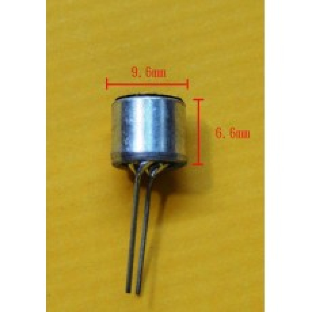 單晶片開發板學習板配件-電容式 麥克風 話筒 直徑10MM KC-0005