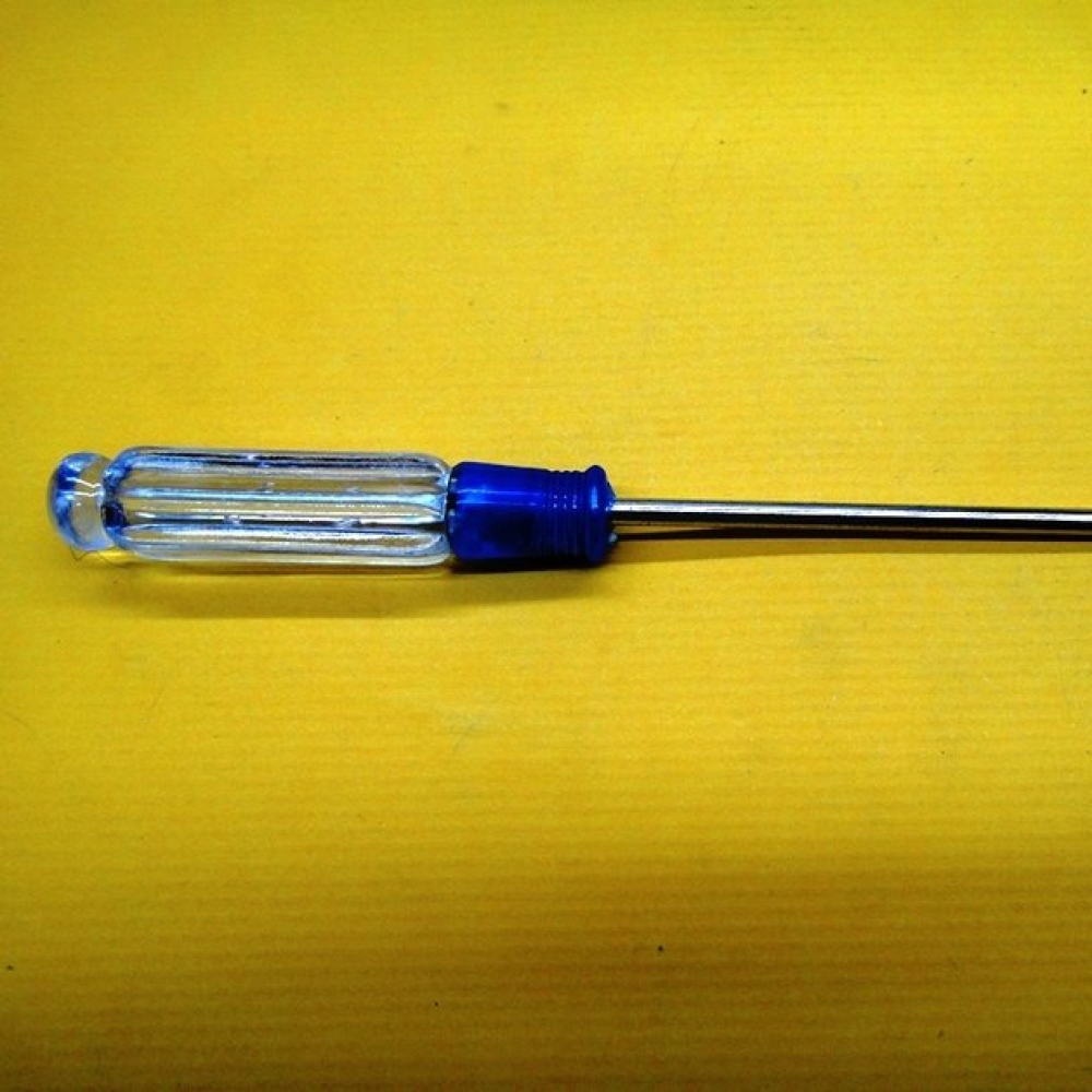 DIY工具 帶磁性水晶一字螺絲刀 維修工具 小工具 3x75cm KC-0002