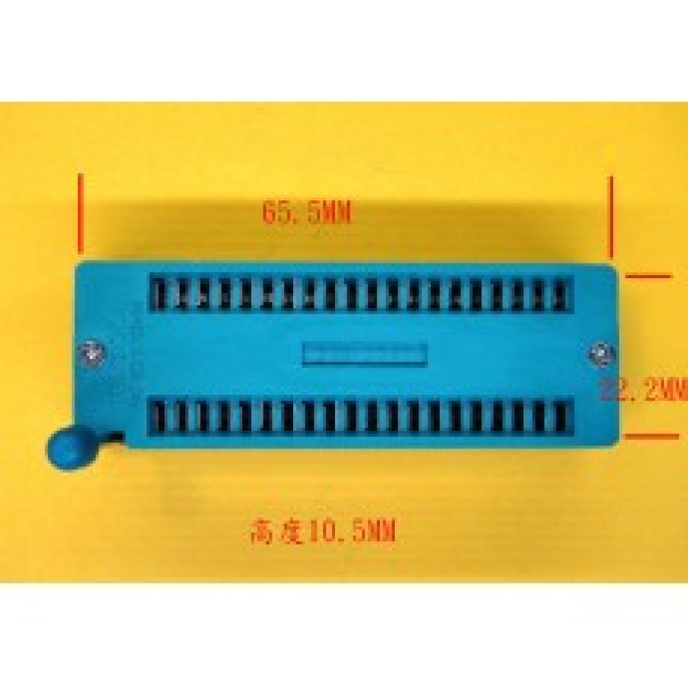 單晶片開發板單晶片學習板配件系列-IC測試座 鎖緊座 40P KR-0018