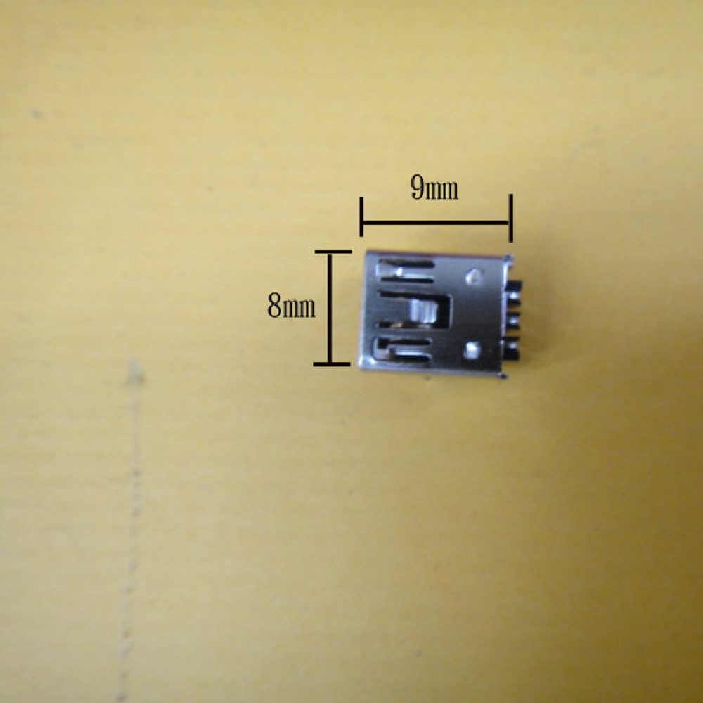 單晶片開發板單晶片學習板配件-MINI USB 母座 插座 5P 貼片 KA-0018