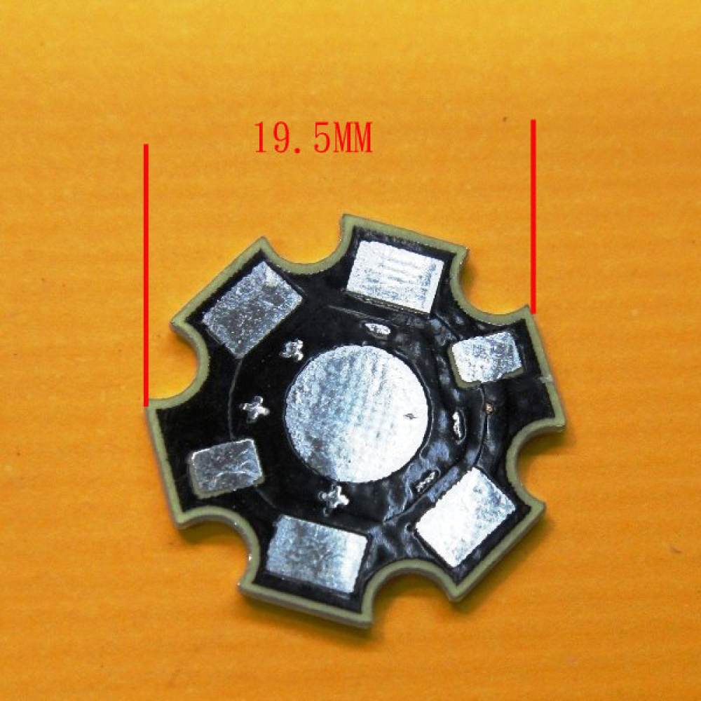 LED鋁基板 1w 3w 5w 燈珠通用大功率燈珠散熱板 散熱片