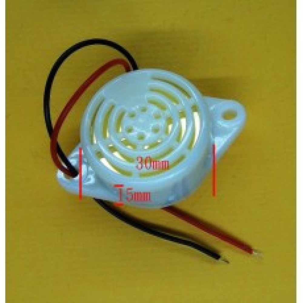 壓電式有源蜂鳴器 3V-24v通用 電子蜂鳴器 斷續聲間斷聲 SFM-27型 KR-0027