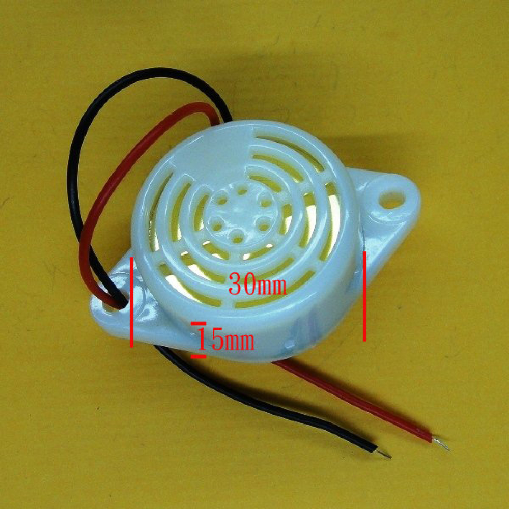 壓電式有源蜂鳴器 3V-24v通用 電子蜂鳴器 斷續聲間斷聲 SFM-27型 KR-0027
