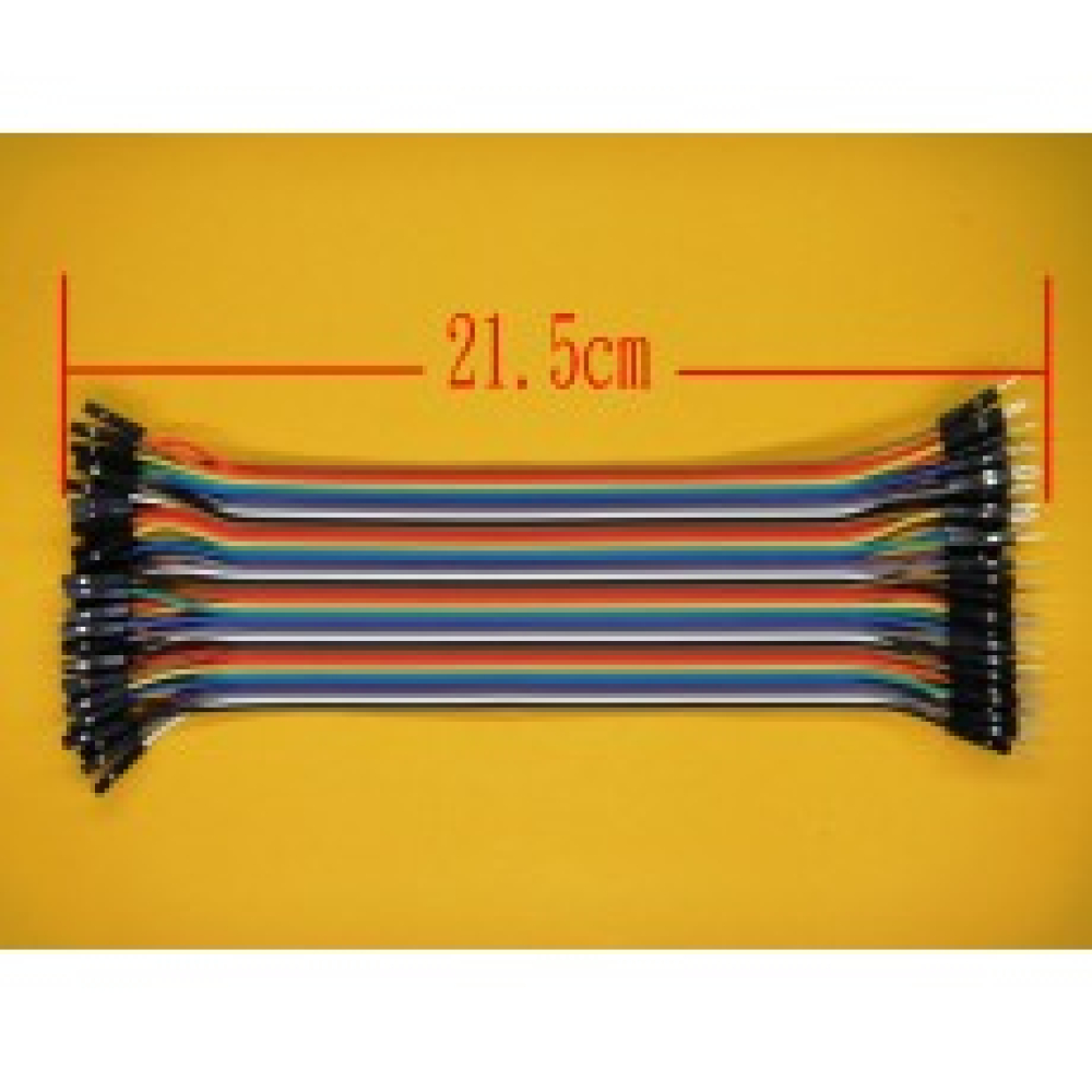 40P 杜邦線公頭轉母頭 彩排線 轉接線 麵包線 長約20CM 40根一排 KA-0041