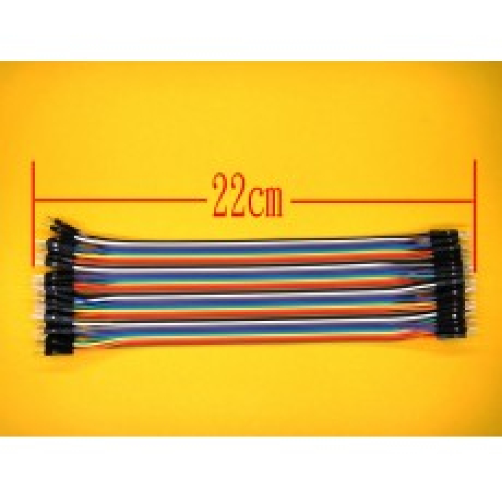 40P杜邦線 公對公頭 總長約20CM 12股銅絲 麵包板測試線 40根一排 KA-0042
