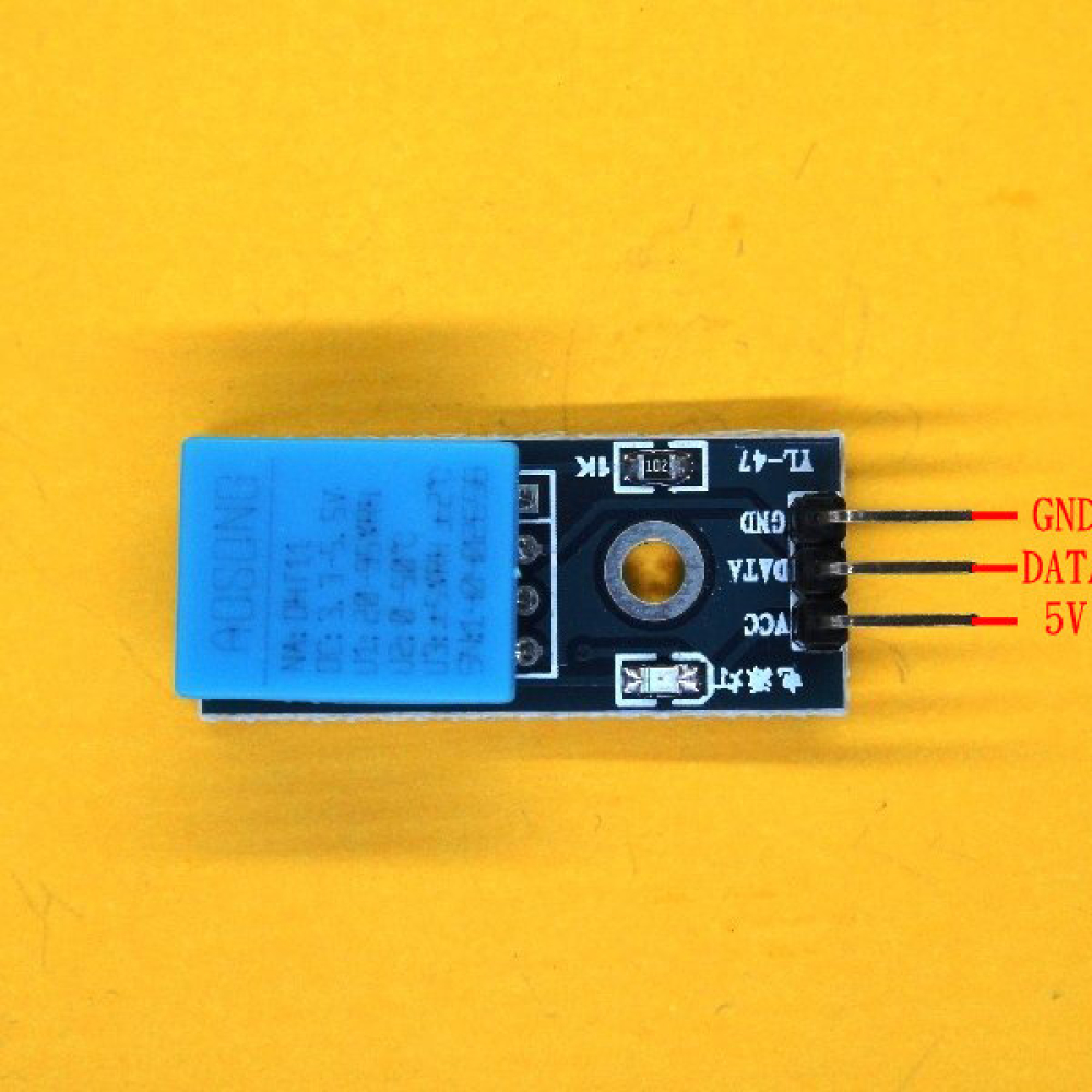 單晶片開發單晶片學習板配件-DHT11溫濕度模組 DIY模組 帶指示燈 KA-0033