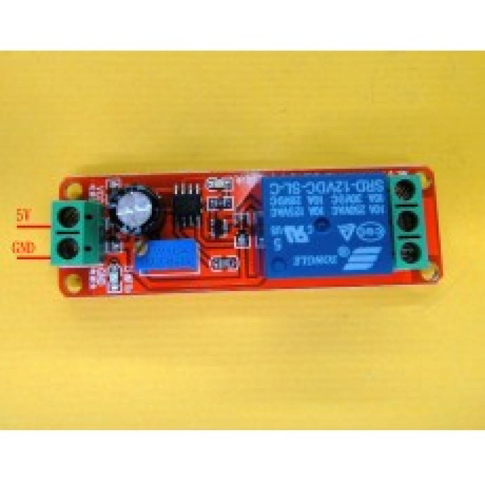 12V延時導通繼電器模組 延時開關(1-10S延時) 機器人智慧小車配件 KR-0003
