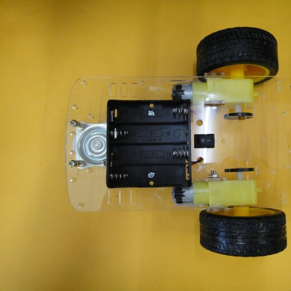 智慧小車底盤 尋跡小車 機器人 帶碼盤 測速 強磁電機 ZK-2WD KR-0014