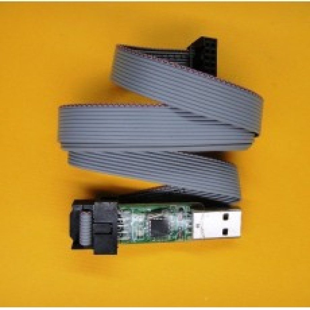 USB ASP 程式下載器 ISP 線 51AVR 帶短路保護 燒寫器 K51-0012