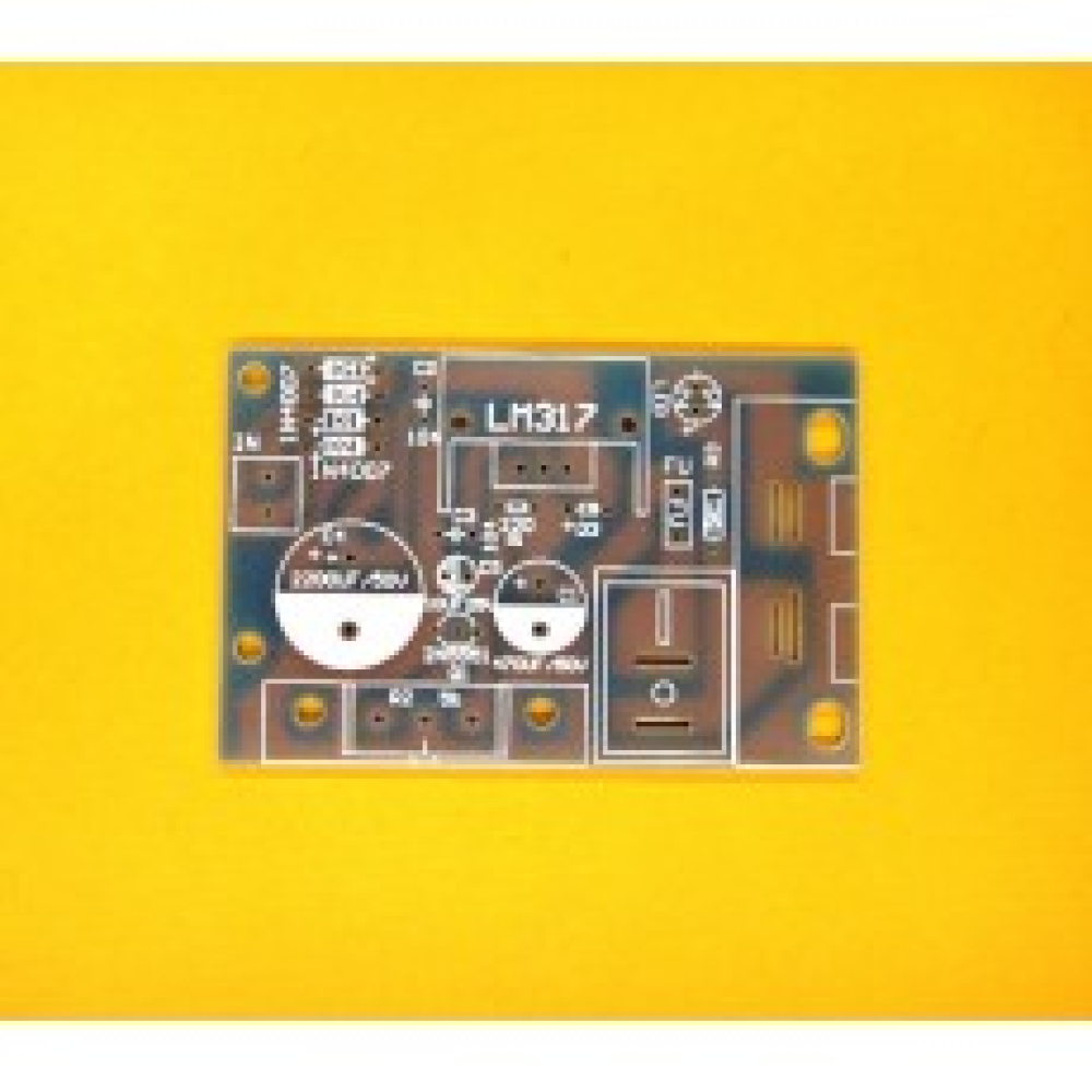 LM317可調電源模組可調穩壓電源板 PCB空板 交直流輸入均可 KC-0021