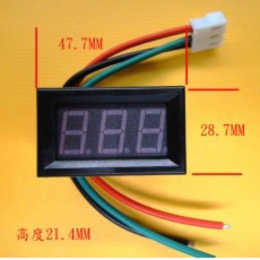 直流電流錶 DC 0-10A 數顯 數位表頭 帶外殼 不用分流器 反接保護 KR-0031