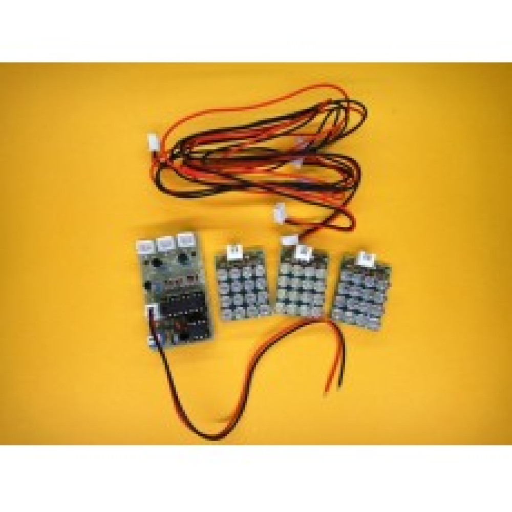 CD4017+ne555爆閃燈套件件 電子製作套件 電子diy製作套件