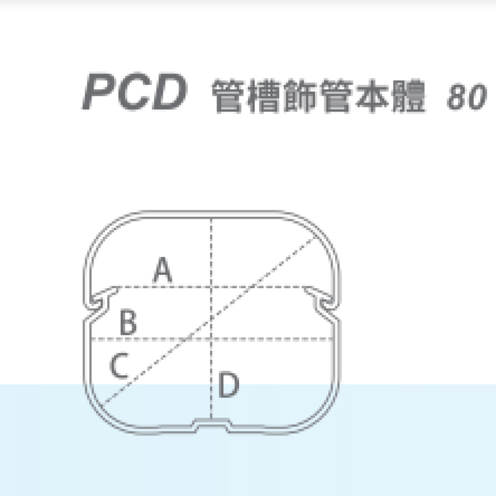 PCD-120嘉穩管槽  一件6組