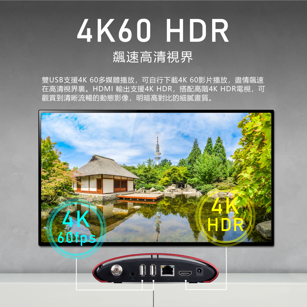 OTT-2000 網路智慧電視盒(8核旗艦王)/居家防疫辦公上班上課