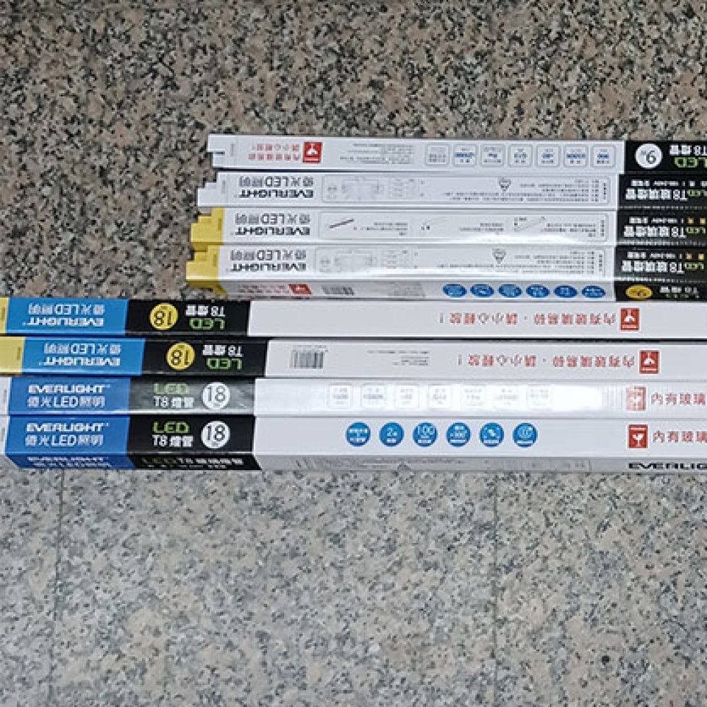 EV-9W億光LED 2尺玻璃燈管9W白光