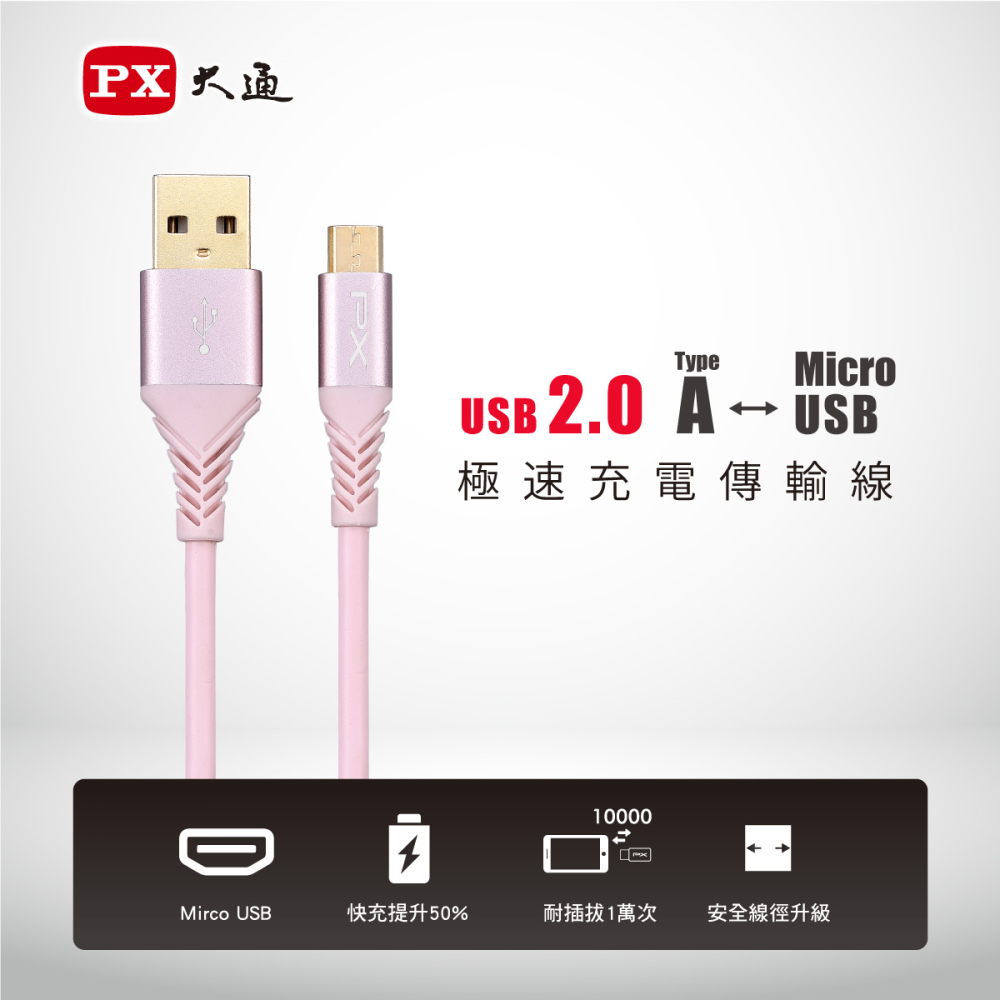 Micro USB極速充電傳輸線
